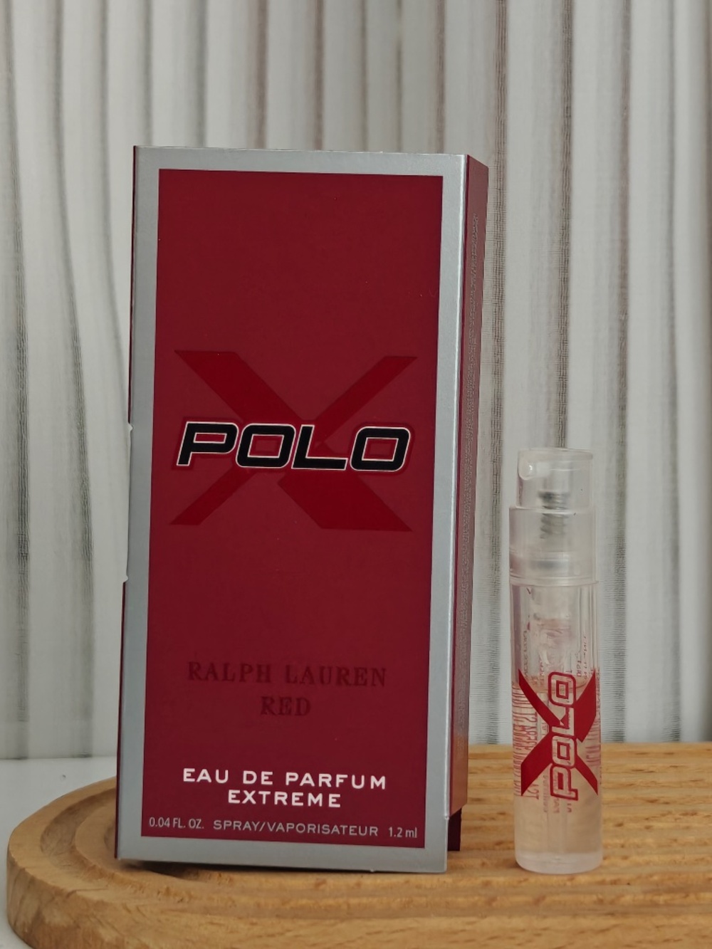 New Ralph Lauren Polo Red EDP Extreme Sample Spray 1.2 ml/ 0.04 oz